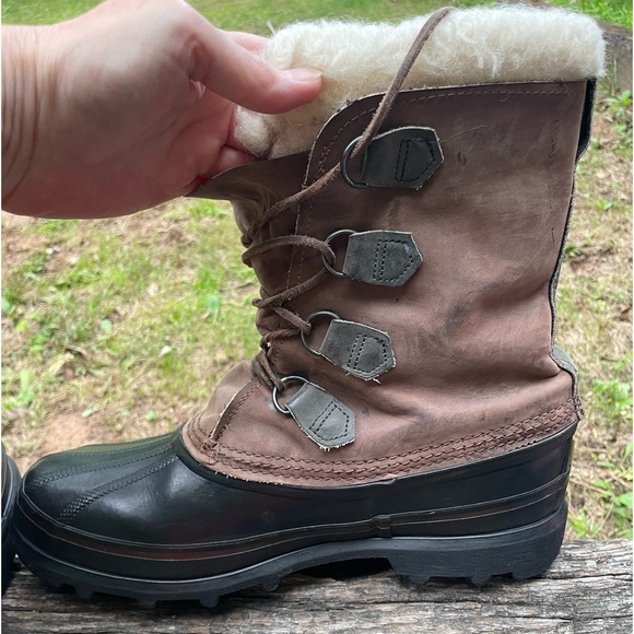 Sorel Caribou Winter Waterproof Boots Size 10 - Picture 7 of 15